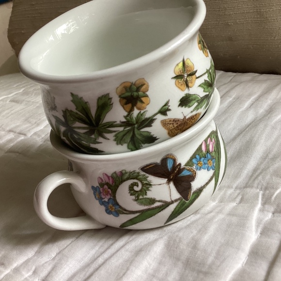 SET OF 2 VINTAGE PORTMEIRION BOTANIC GARDEN ESPRESSO CUPS - Picture 6 of 10